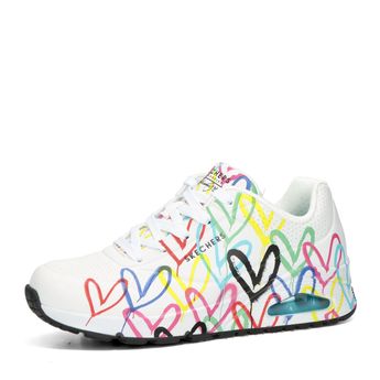 Skechers women&acute;s stylish sneaker with pattern - white