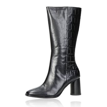 Tamaris women's fashion zipper boots - black