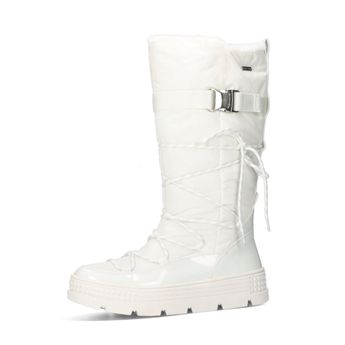 Tamaris women's zippered winter boots - white