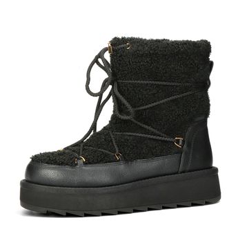 Tamaris women's stylish snow boots - black