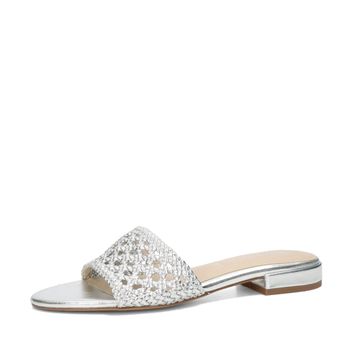 Tamaris women&#039;s stylish slippers - silver