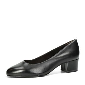 Tamaris women&#039;s leather pumps - black