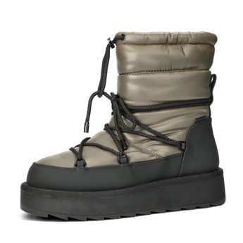 Tamaris women's stylish snow boots - olive