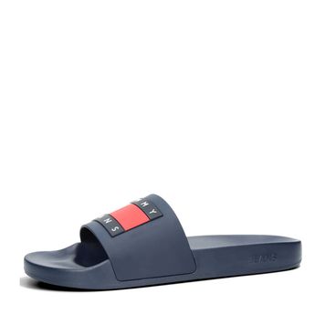 Tommy Hilfiger men&#039;s classic slippers - dark blue
