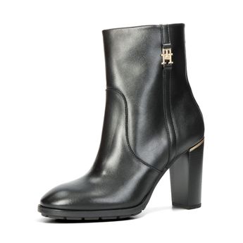 Tommy Hilfiger women's leather low boots - black