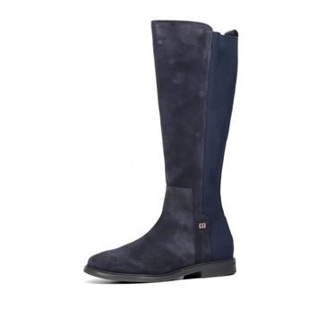 Tommy Hilfiger women's suede boots with zipper - dark blue