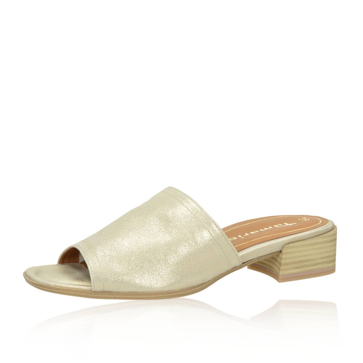 Krachtig Reparatie mogelijk Regulatie Tamaris women´s comfy heeled slippers - gold | Robel.shoes